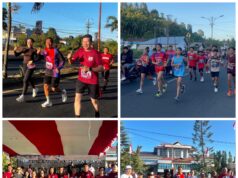 Semarakkan HUT ke-81 RI, Bupati FDW Buka dan Ikut Lari di Fun Run 5K Amurang