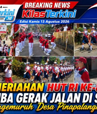 Puluhan Regu Gerak Jalan Meriahkan HUT RI ke – 81 di Suluun Tareran